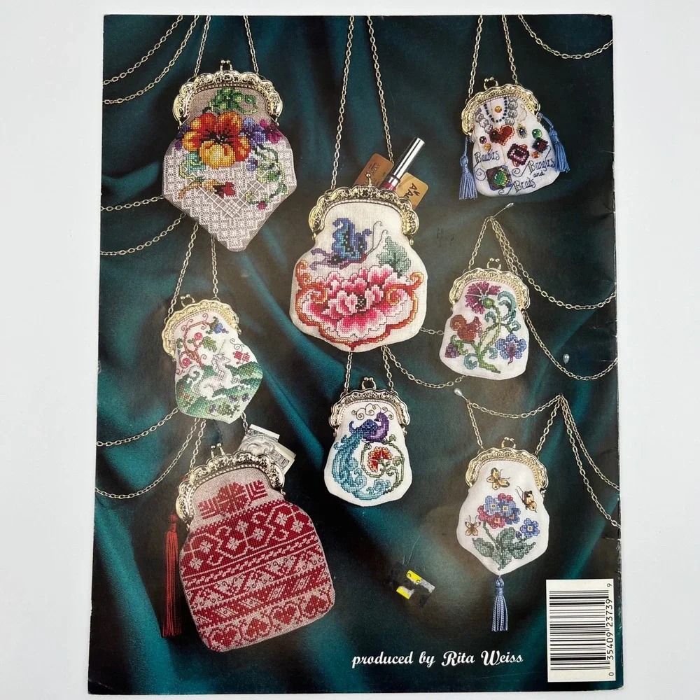 American School of Needlework Little Cross Stitch Purses Book Barbara Baatz 3739